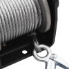 12 V Electric Winch 2000 lb Wire Remote Control